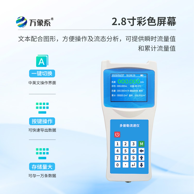 流速流量測量的好幫手，超聲波多普勒流速儀！